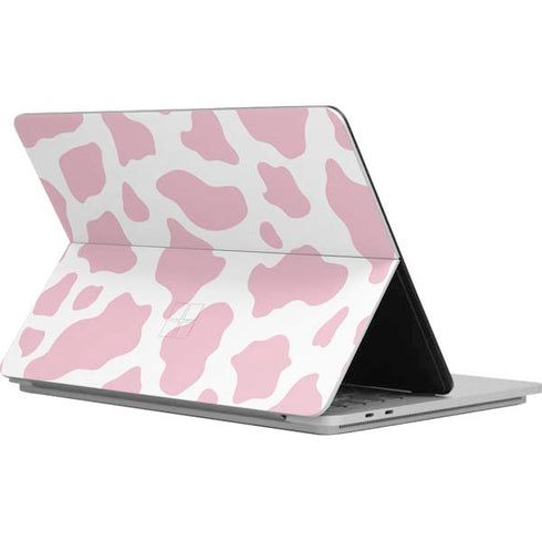 Pink Cow Print Surface Laptop Studio Skin
